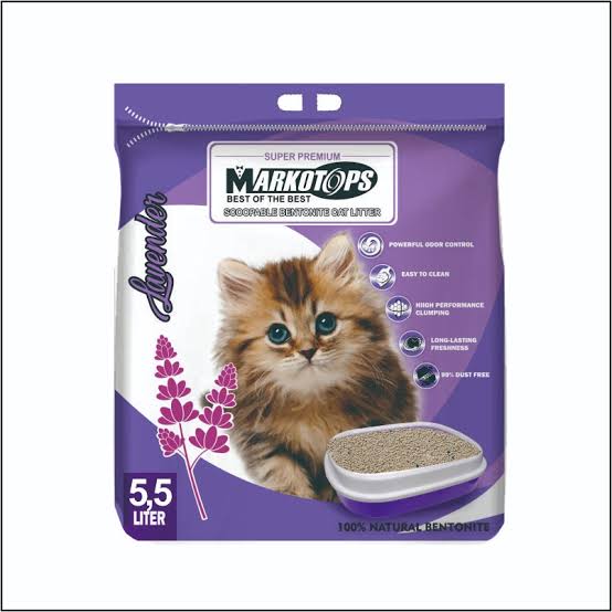 Pasir Kucing Wangi Lavender 5kg
